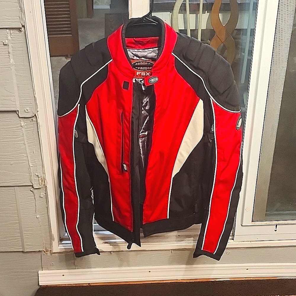 Cortech FSX Motorcycle Jacket Men's Med (Size 42). Armored, Ventilated. Condit